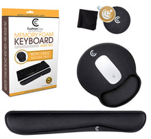 Load image into Gallery viewer, Wrist Rests for Keyboard and Mouse Pad Set
