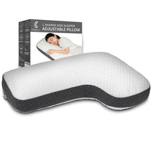 Load image into Gallery viewer, L Shaped Side Sleeper Pillow for Pain Relief Sleeping