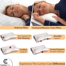 Load image into Gallery viewer, Original Contoured Cervical Memory Foam Pillow