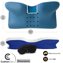 Load image into Gallery viewer, Cooling Gel Contoured Cervical Neck Pillow