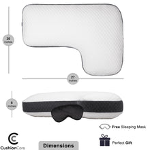 Load image into Gallery viewer, L Shaped Side Sleeper Pillow for Pain Relief Sleeping