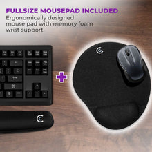 Load image into Gallery viewer, Premium Wrist Rests for Keyboard and Mouse Pad Set