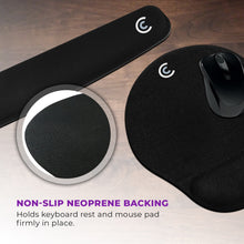 Load image into Gallery viewer, Premium Wrist Rests for Keyboard and Mouse Pad Set