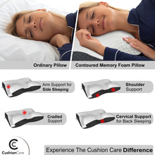 Load image into Gallery viewer, Bamboo Charcoal Cervical Neck Pillow for Pain Relief Sleeping
