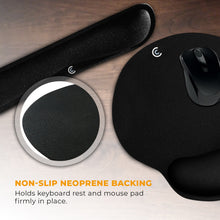 Load image into Gallery viewer, Wrist Rests for Keyboard and Mouse Pad Set
