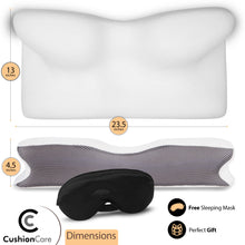 Load image into Gallery viewer, Cervical Memory Foam Pillow for Neck and Shoulder Pain Relief
