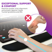 Load image into Gallery viewer, Premium Wrist Rests for Keyboard and Mouse Pad Set
